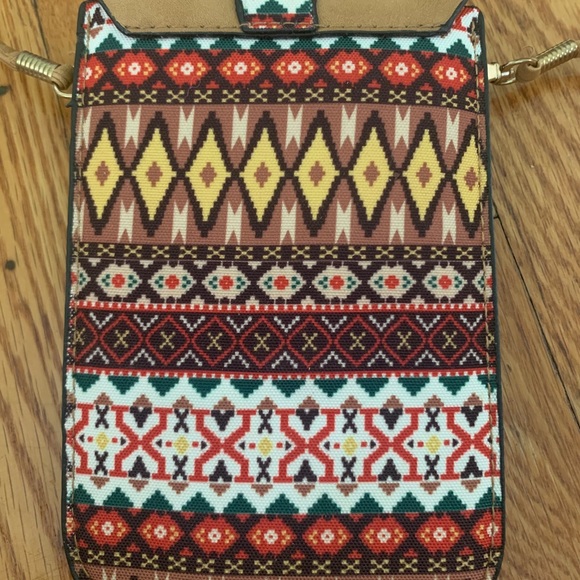 Geometric Print Mini Cross Body Bag - Picture 6 of 12